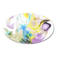 Watercolour Watercolor Paint Ink Oval Magnet by BangZart