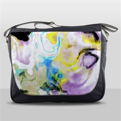 Watercolour Watercolor Paint Ink Messenger Bags by BangZart