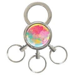 Watercolour Gradient 3-ring Key Chains by BangZart