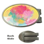 Watercolour Gradient Money Clips (Oval)  Front