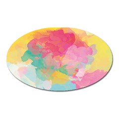 Watercolour Gradient Oval Magnet by BangZart