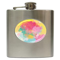 Watercolour Gradient Hip Flask (6 Oz) by BangZart