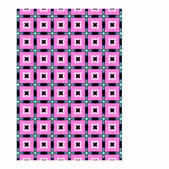 Pattern Pink Squares Square Texture Small Garden Flag (two Sides) by BangZart