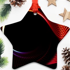 Grid Bent Vibration Ease Bend Ornament (star) by BangZart