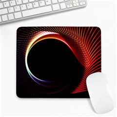 Grid Bent Vibration Ease Bend Large Mousepads by BangZart