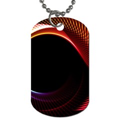 Grid Bent Vibration Ease Bend Dog Tag (two Sides) by BangZart