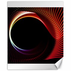 Grid Bent Vibration Ease Bend Canvas 16  X 20   by BangZart