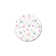 Floral Pattern Background Golf Ball Marker (4 Pack) by BangZart