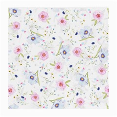 Floral Pattern Background Medium Glasses Cloth (2-side) by BangZart