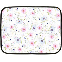 Floral Pattern Background Double Sided Fleece Blanket (mini)  by BangZart