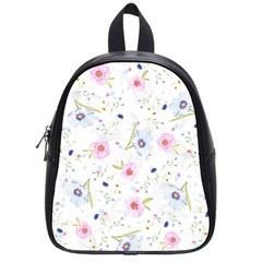 Floral Pattern Background School Bag (small) by BangZart