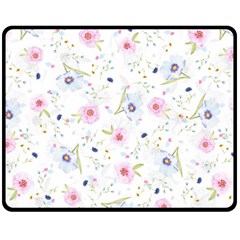 Floral Pattern Background Fleece Blanket (medium)  by BangZart