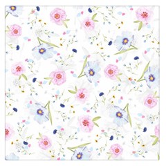 Floral Pattern Background Large Satin Scarf (square) by BangZart