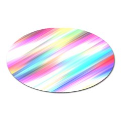 Background Course Abstract Pattern Oval Magnet by BangZart