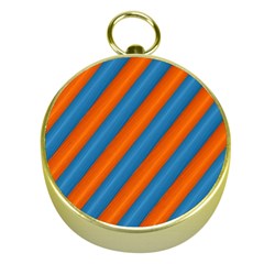 Diagonal Stripes Striped Lines Gold Compasses by BangZart