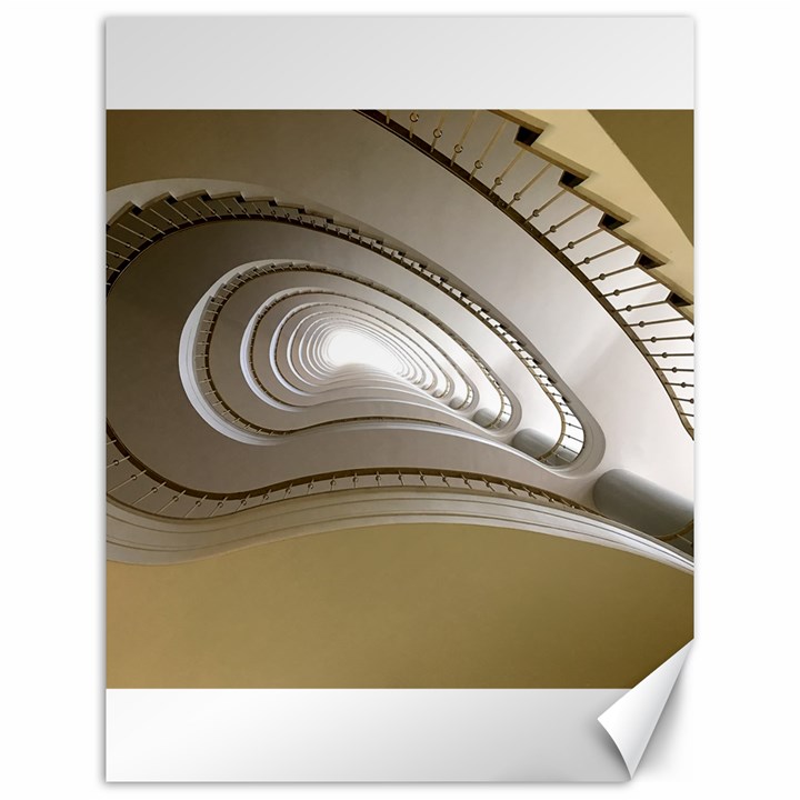 Staircase Berlin Architecture Canvas 12  x 16  