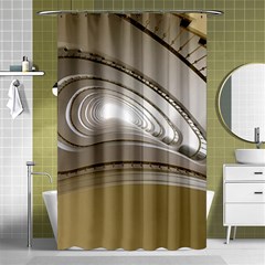 Staircase Berlin Architecture Shower Curtain 48  X 72  (small)  by BangZart