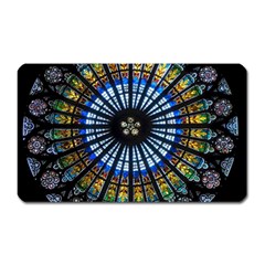 Rose Window Strasbourg Cathedral Magnet (rectangular) by BangZart