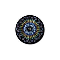 Rose Window Strasbourg Cathedral Golf Ball Marker by BangZart