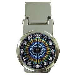 Rose Window Strasbourg Cathedral Money Clip Watches by BangZart