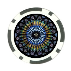 Rose Window Strasbourg Cathedral Poker Chip Card Guard (10 Pack) by BangZart