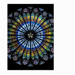 Rose Window Strasbourg Cathedral Large Garden Flag (two Sides) by BangZart