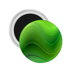 Green Wave Background Abstract 2 25  Magnets by BangZart