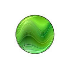 Green Wave Background Abstract Hat Clip Ball Marker