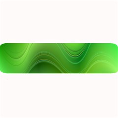 Green Wave Background Abstract Large Bar Mats by BangZart