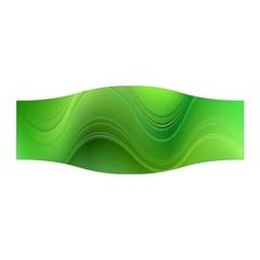 Green Wave Background Abstract Stretchable Headband by BangZart