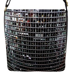 Skyscraper Glass Facade Offices Flap Messenger Bag (s) by BangZart