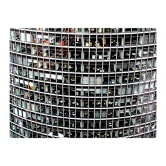 Skyscraper Glass Facade Offices Double Sided Flano Blanket (mini)  by BangZart