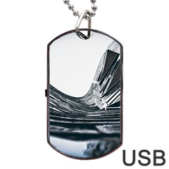 Architecture Modern Skyscraper Dog Tag Usb Flash (two Sides) by BangZart