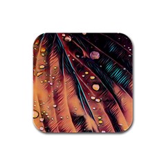 Abstract Wallpaper Images Rubber Square Coaster (4 Pack)  by BangZart