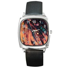 Abstract Wallpaper Images Square Metal Watch by BangZart