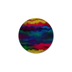 Watercolour Color Background Golf Ball Marker by BangZart