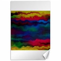 Watercolour Color Background Canvas 24  X 36  by BangZart