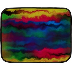 Watercolour Color Background Fleece Blanket (mini) by BangZart