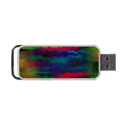 Watercolour Color Background Portable Usb Flash (two Sides) by BangZart