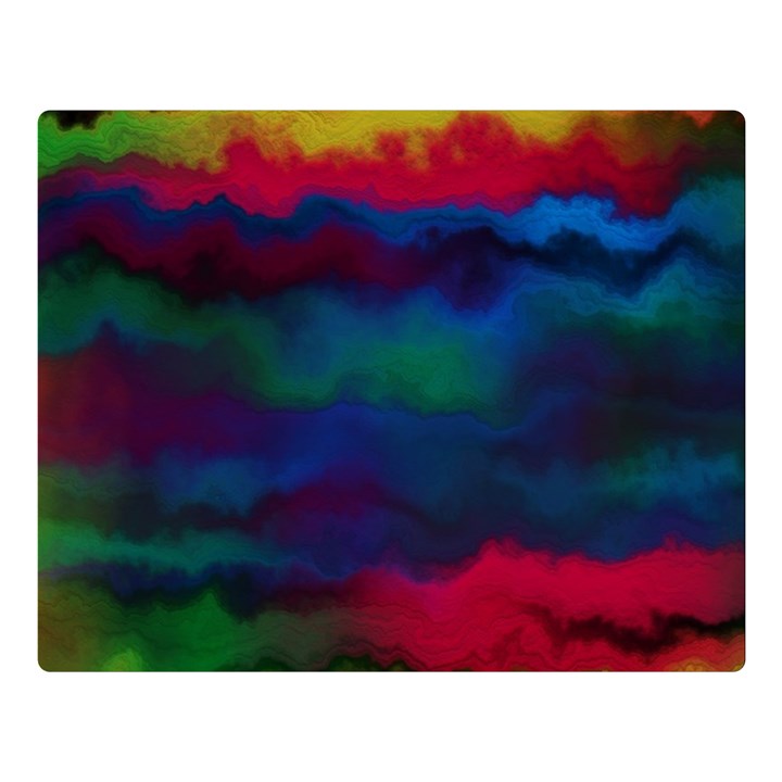 Watercolour Color Background Double Sided Flano Blanket (Large) 