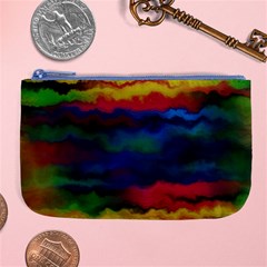 Watercolour Color Background Large Coin Purse by BangZart