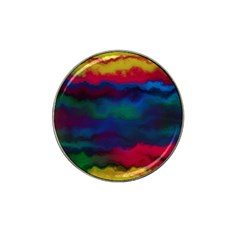 Watercolour Color Background Hat Clip Ball Marker (4 Pack)