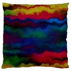 Watercolour Color Background Standard Flano Cushion Case (one Side) by BangZart