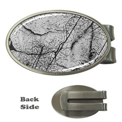 Abstract Background Texture Grey Money Clips (oval)  by BangZart