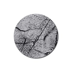 Abstract Background Texture Grey Rubber Coaster (round)  by BangZart