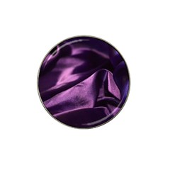 Shiny Purple Silk Royalty Hat Clip Ball Marker (4 Pack)