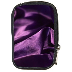 Shiny Purple Silk Royalty Compact Camera Cases by BangZart