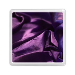 Shiny Purple Silk Royalty Memory Card Reader (Square) 