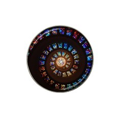 Stained Glass Spiral Circle Pattern Hat Clip Ball Marker by BangZart