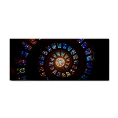 Stained Glass Spiral Circle Pattern Cosmetic Storage Cases by BangZart